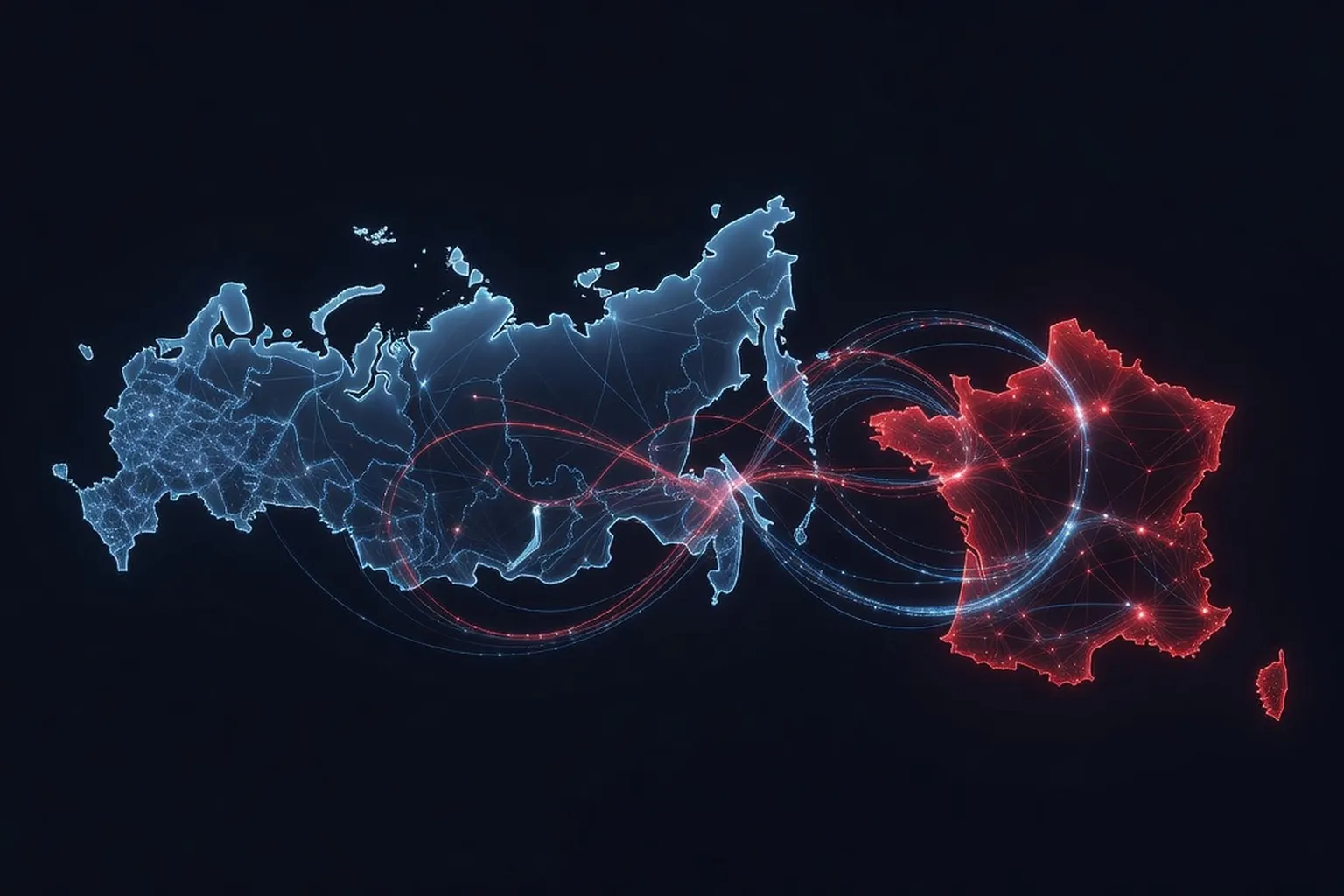 Connexion numérique franco-russe — réseaux sociaux et communautés en ligne pour rencontre authentique