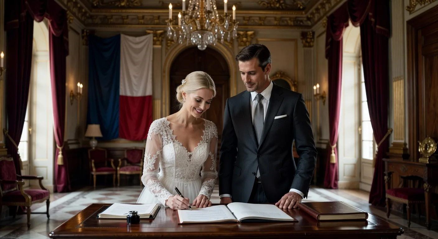 Signature des documents de mariage franco-russe en mairie — Comment trouver une fiancee russe serieuse : motivations, et