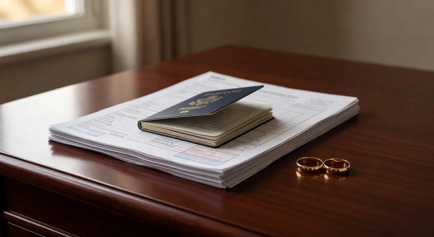 Preparation administrative d'un mariage international avec une femme russe — Une femme russe mariee a un francais : adaptation, couple et