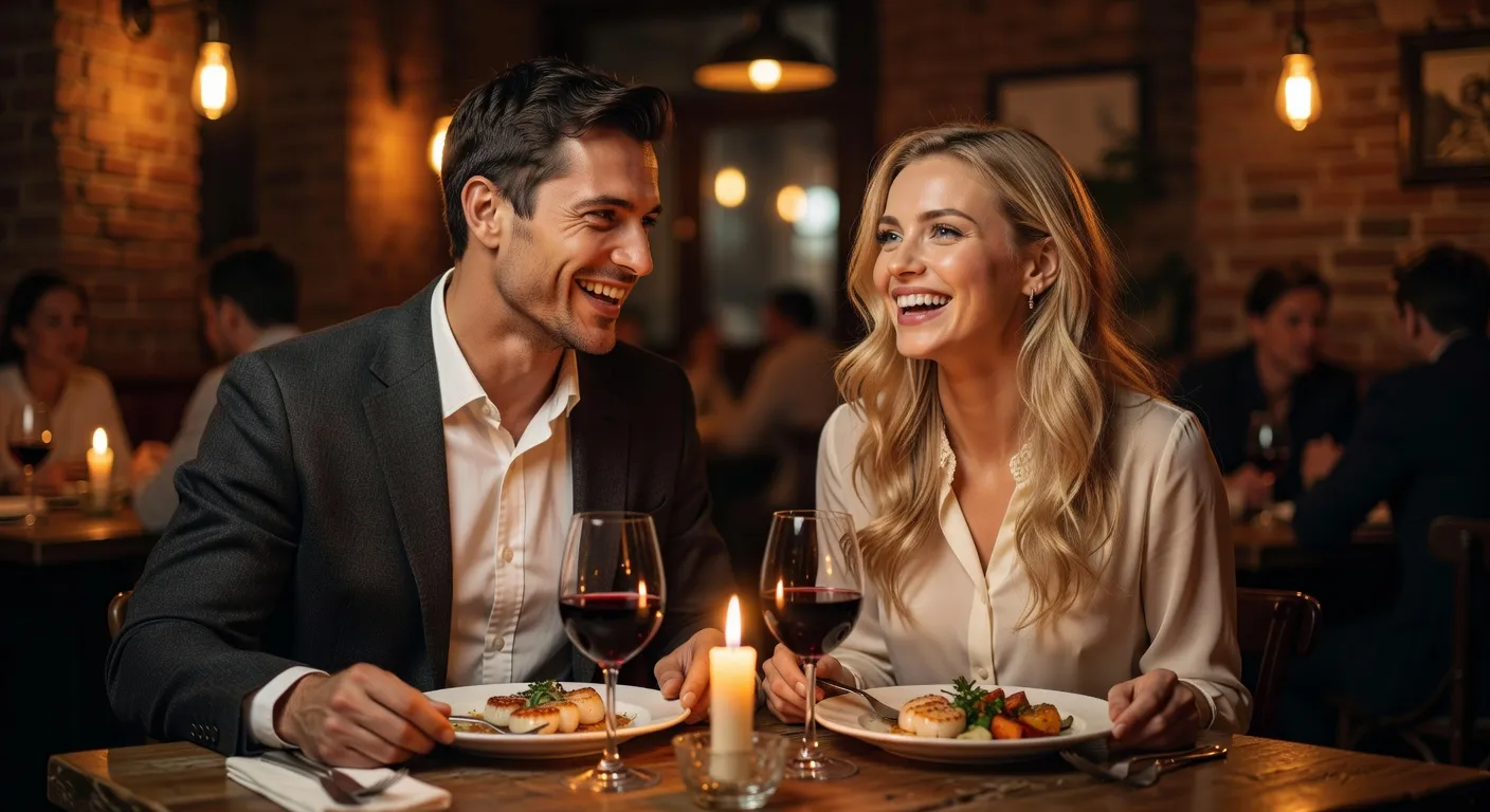 Premier rendez-vous au restaurant entre un Europeen et une femme slave — Comment rencontrer une femme russe : le guide complet 2026