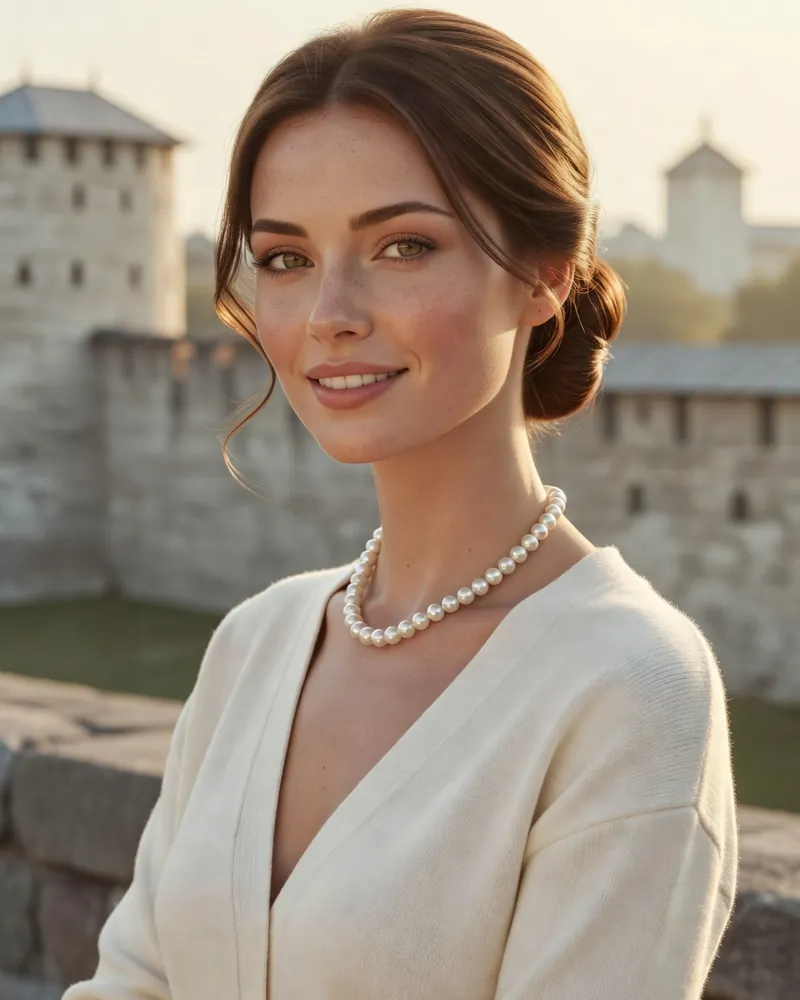 Portrait editorial Marina, Novgorod